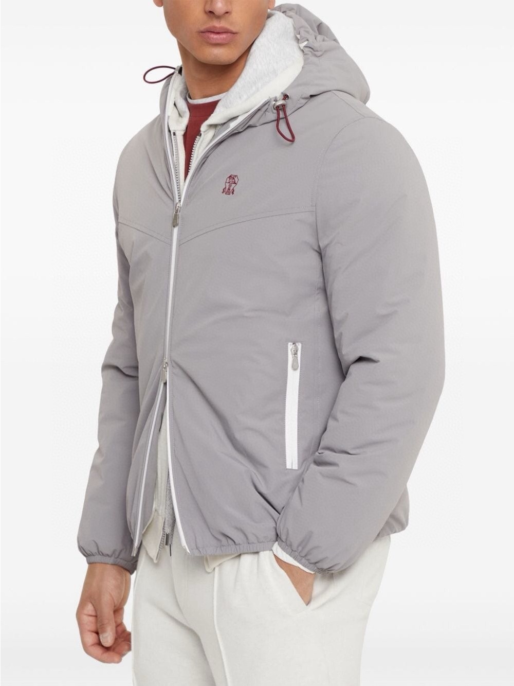 Brunello Cucinelli Hooded Puffer Jacket for Men